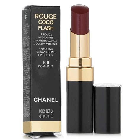 chanel 106 dominant|ROUGE COCO FLASH Hydrating vibrant shine lip .